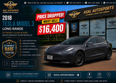 2018 Tesla Model 3 Long Range