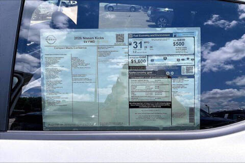 2026 Nissan Kicks SV