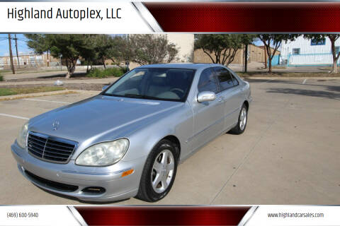2004 Mercedes-Benz S-Class for sale at Highland Autoplex, LLC in Dallas TX