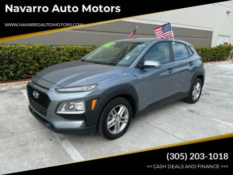 2019 Hyundai Kona for sale at Navarro Auto Motors in Hialeah FL