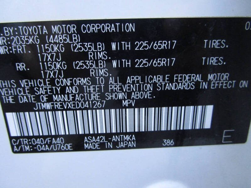 2014 Toyota RAV4 XLE