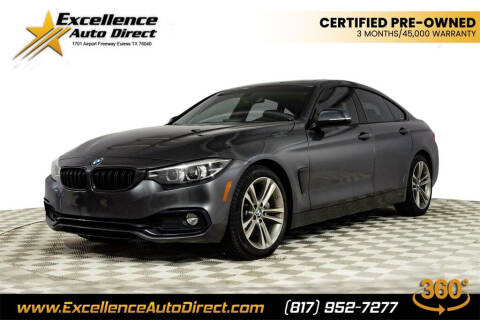 2018 BMW 4 Series for sale at Excellence Auto Direct in Euless TX