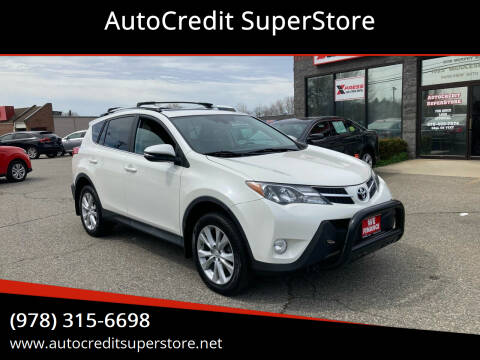 2014 Toyota RAV4 for sale at AutoCredit SuperStore in Lowell MA