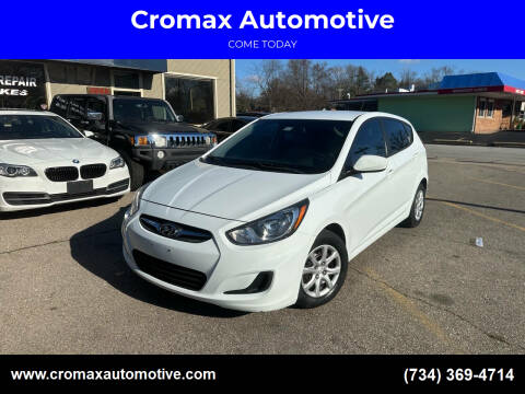 2013 Hyundai Accent for sale at Cromax Automotive in Ann Arbor MI