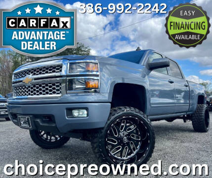 2015 Chevrolet Silverado 1500 for sale at CHOICE PRE OWNED AUTO LLC in Kernersville NC