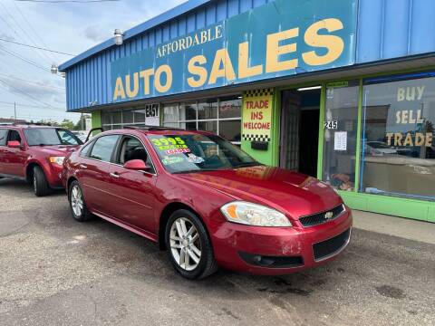 2013 Chevrolet Impala for sale at Affordable Auto Sales of Michigan in Pontiac MI
