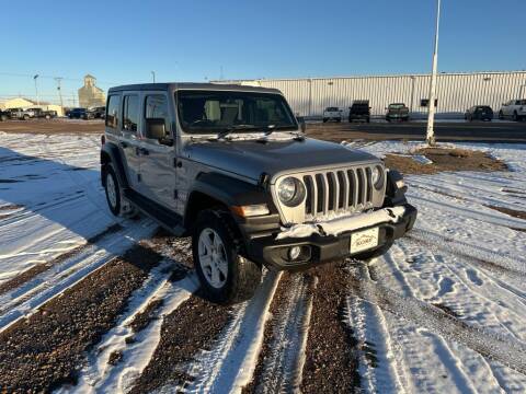 2021 Jeep Wrangler Unlimited for sale at Tony Peckham @ Korf Motors in Sterling CO