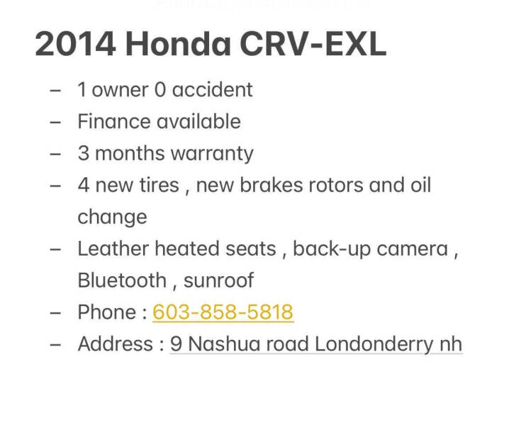 2014 Honda CR-V EX-L