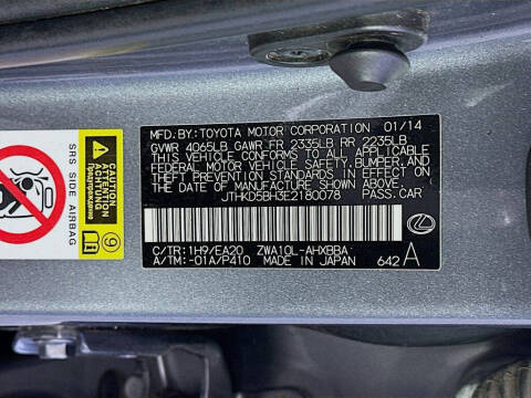 2014 Lexus CT 200h