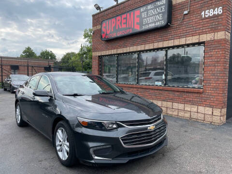 2016 Chevrolet Malibu for sale at Supreme Motor Groups in Detroit MI