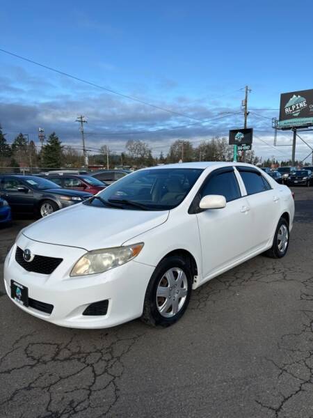 2009 Toyota Corolla for sale at ALPINE MOTORS in Milwaukie OR