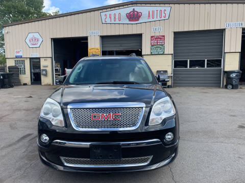 2012 GMC Acadia for sale at 2480 Autos in Kenmore NY