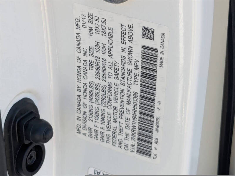 2017 Honda CR-V Touring