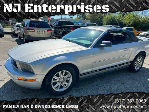 2008 Ford Mustang for sale at NJ Enterprises in Indianapolis IN