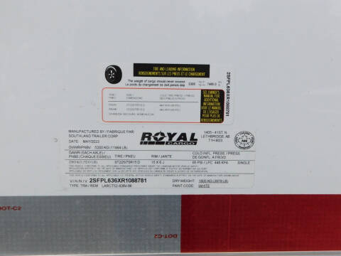 2024 Royal Cargo 26' V-NOSE CARGO TRAILER