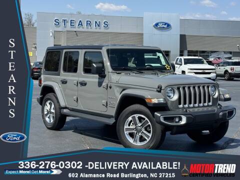 2021 Jeep Wrangler Unlimited for sale at Stearns Ford in Burlington NC