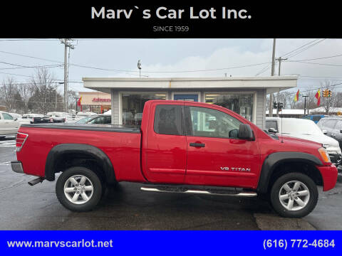 2012 Nissan Titan for sale at Marv`s Car Lot Inc. in Zeeland MI