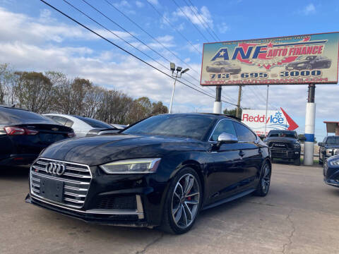 2018 Audi S5 Sportback for sale at ANF AUTO FINANCE in Houston TX