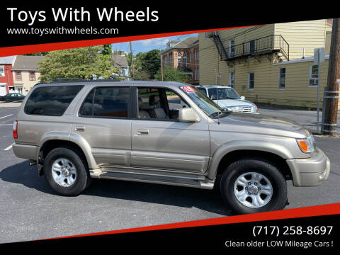 2001 Toyota 4Runner for sale at Toys With Wheels in Carlisle PA