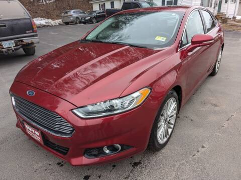 2016 Ford Fusion for sale at AUTO CONNECTION LLC in Springfield VT
