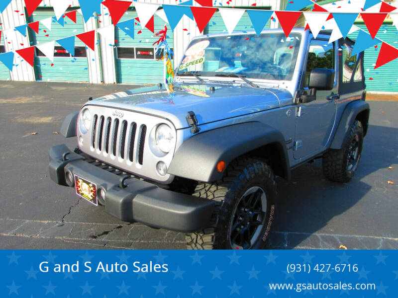 2014 Jeep Wrangler for sale at G and S Auto Sales in Ardmore TN