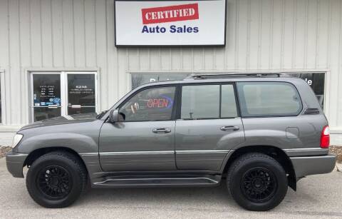 2000 Lexus LX 470 for sale at Certified Auto Sales in Des Moines IA