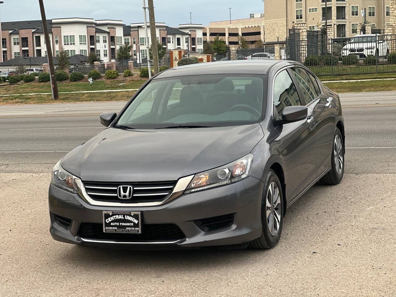 2013 Honda Accord for sale at Central Union Auto Finance LLC in Austin, TX