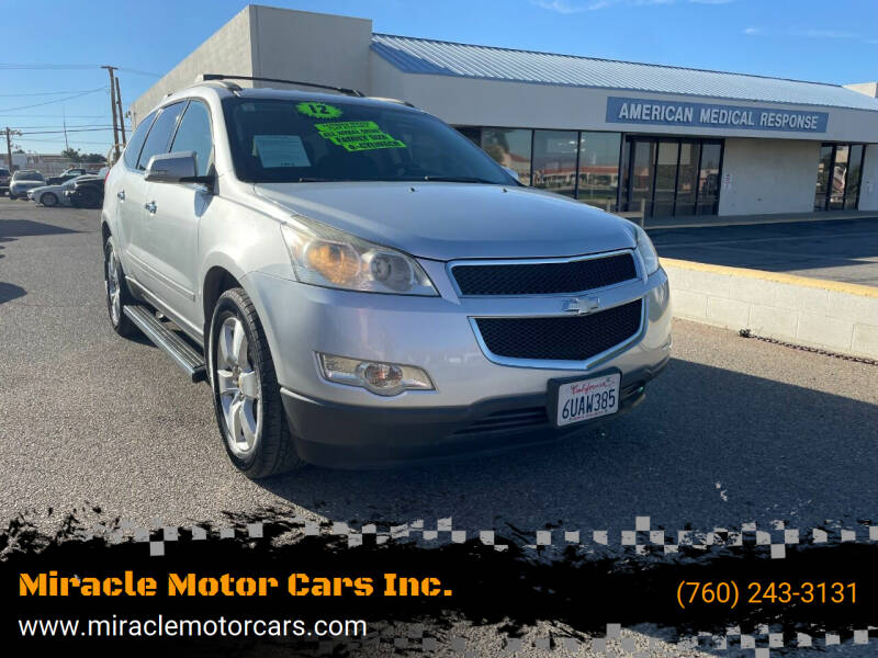 2012 Chevrolet Traverse for sale at Miracle Motor Cars Inc. in Victorville CA