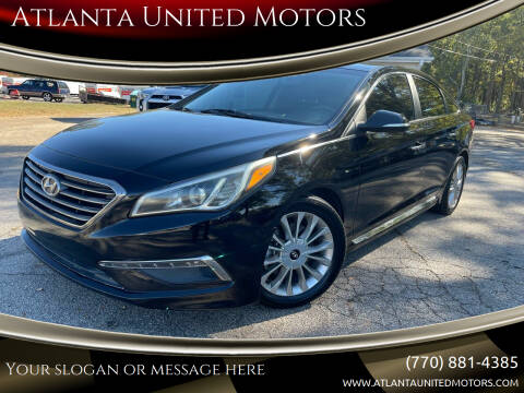 2015 Hyundai Sonata for sale at Atlanta United Motors in Jefferson GA