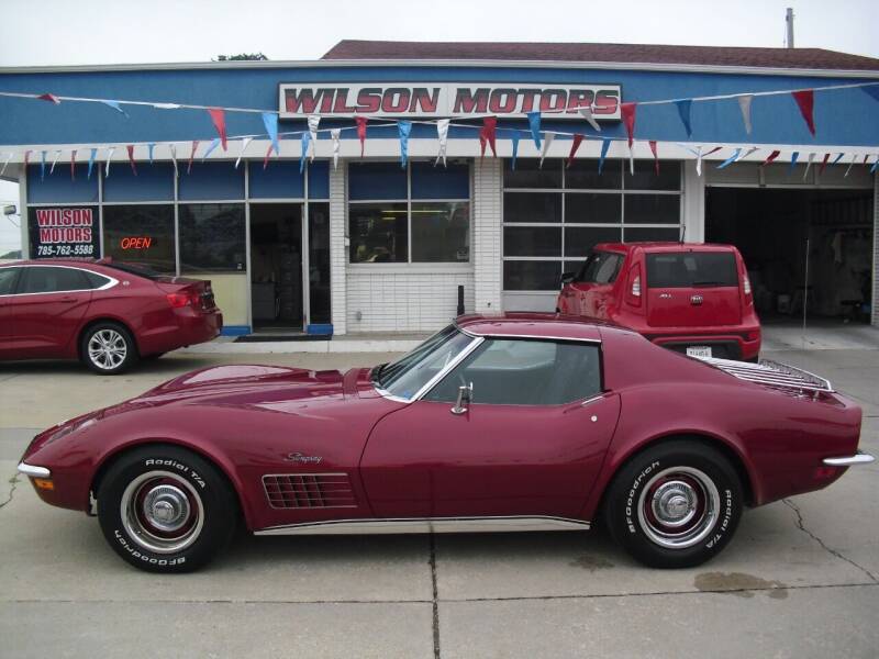 1971 Chevrolet Corvette for sale at Wilson Motors in Junction City KS