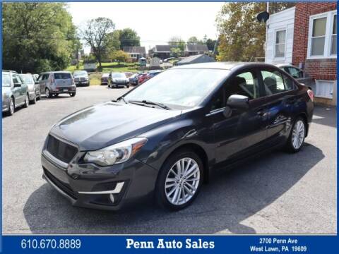 2016 Subaru Impreza for sale at Penn Auto Sales in West Lawn PA