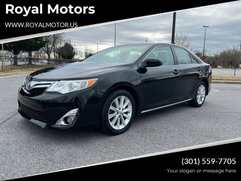 2014 Toyota Camry for sale at Royal Motors in Hyattsville MD