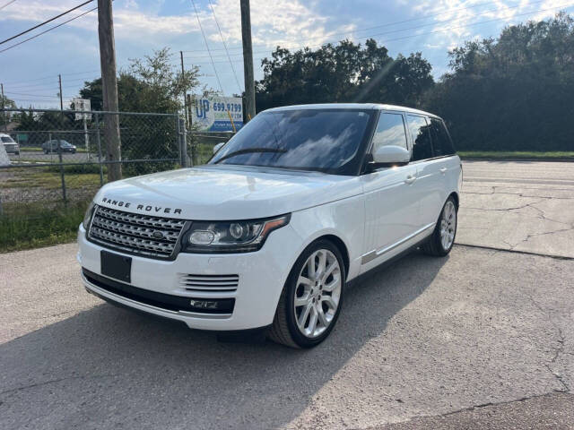 2016 Land Rover Range Rover for sale at Hobgood Auto Sales in Land O Lakes, FL