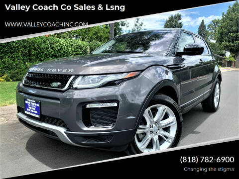 2016 Land Rover Range Rover Evoque for sale at Valley Coach Co Sales & Leasing in Van Nuys CA