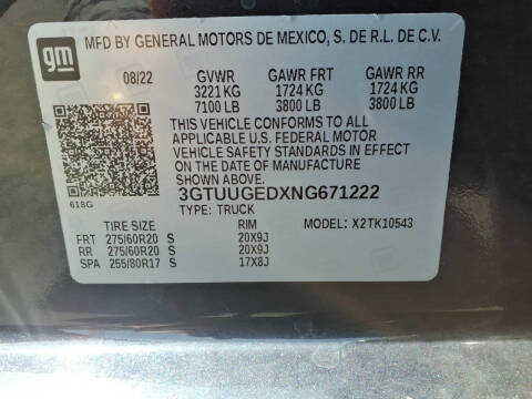 2022 GMC Sierra 1500