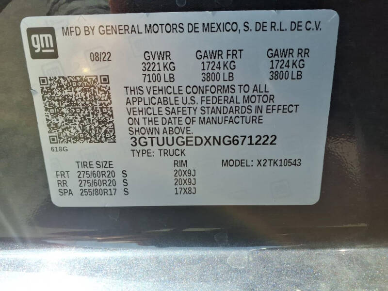 2022 GMC Sierra 1500