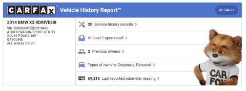 2014 BMW X3 xDrive28i