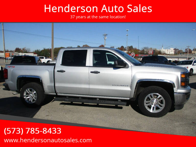 2014 Chevrolet Silverado 1500 for sale at Henderson Auto Sales in Poplar Bluff MO