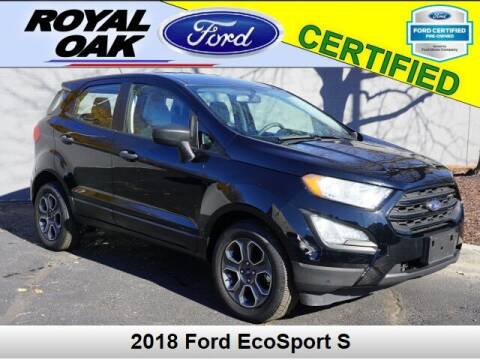 2018 Ford EcoSport for sale at Bankruptcy Auto Loans Now in Royal Oak MI