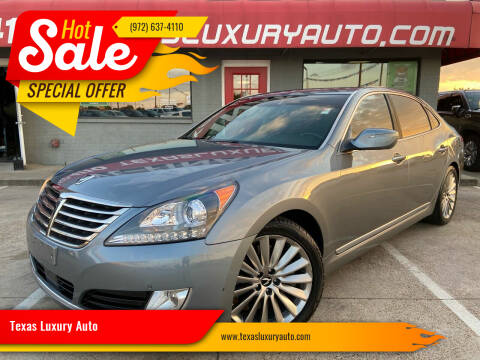 2014 Hyundai Equus for sale at Texas Luxury Auto in Cedar Hill TX