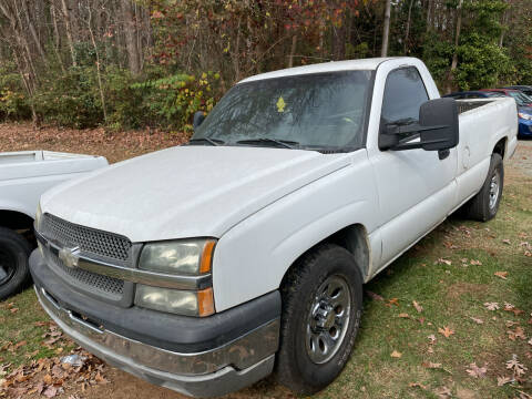 2003 Chevrolet Silverado 1500 for sale at Triple B Auto Sales in Siler City NC