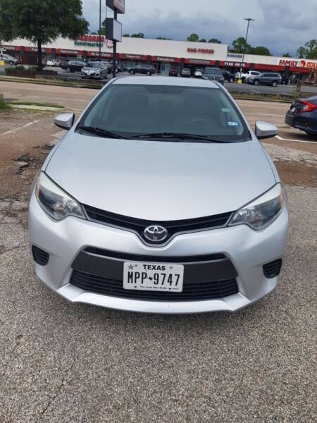 2015 Toyota Corolla for sale at SBC Auto Sales in Houston TX