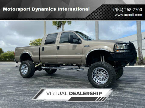 2002 Ford F-250 Super Duty for sale at Motorsport Dynamics International in Pompano Beach FL