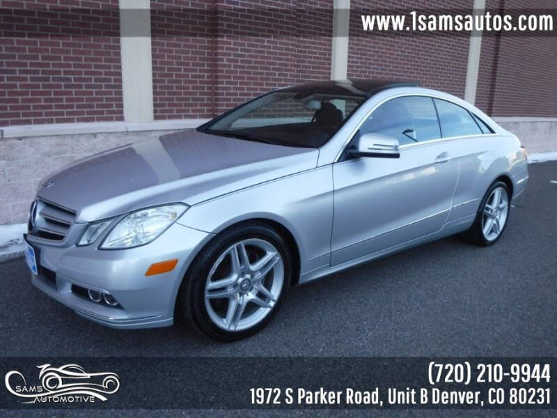 2011 Mercedes-Benz E-Class for sale at SAM'S AUTOMOTIVE in Denver CO