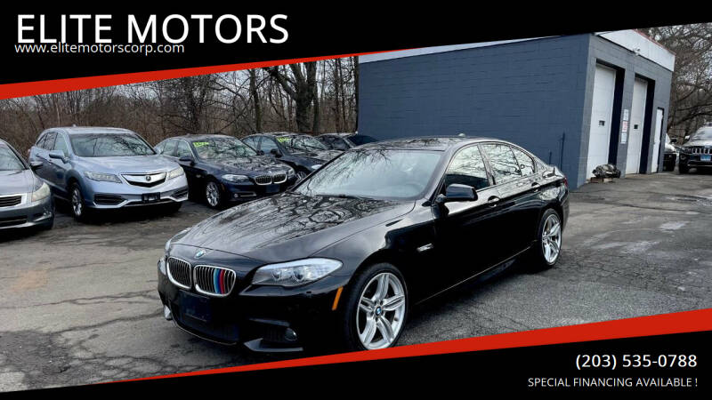2013 BMW 5 Series for sale at ELITE MOTORS in West Haven CT