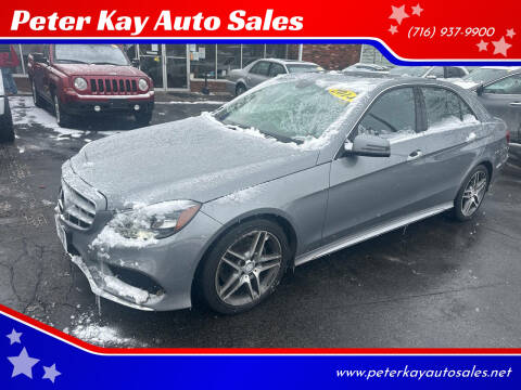 2014 Mercedes-Benz E-Class for sale at Peter Kay Auto Sales in Alden NY