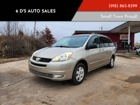2005 Toyota Sienna for sale at 6 D's Auto Sales in Mannford OK