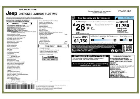 2019 Jeep Cherokee Latitude Plus