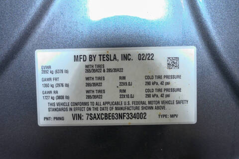 2022 Tesla Model X Plaid