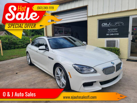 2015 BMW 6 Series for sale at O & J Auto Sales in Royal Palm Beach FL